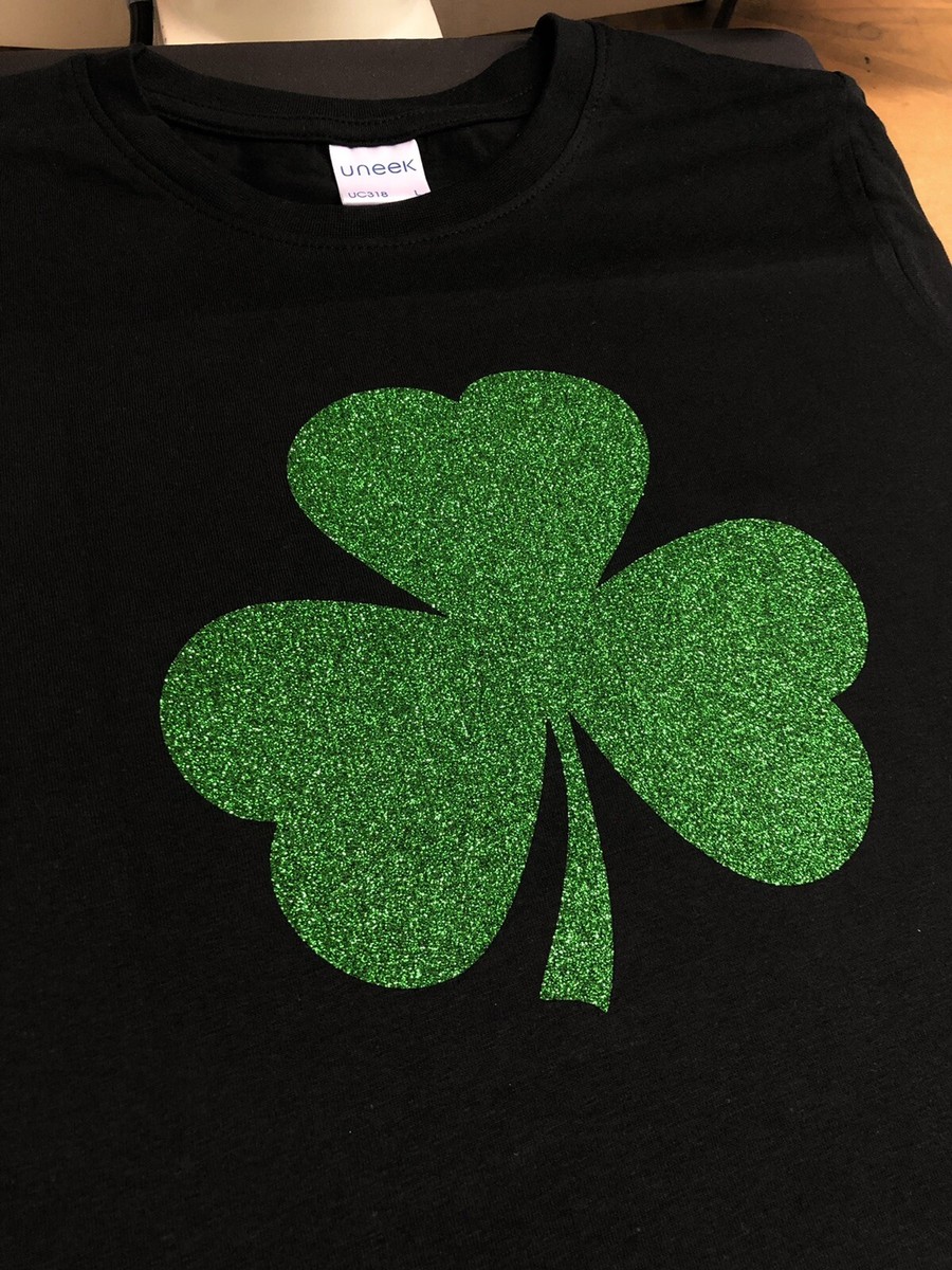 Womens St Patricks Day Shirt Lucky Womens St Patricks Day Holiday T-Shirt Green Lucky Shamrock Clover Tee Irish Green Shirt - Foto 9