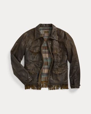 F*ラ様 RRL fringe leatherjacket RRL Ralph Lauren Fringe Leather Jacket Western Men's Medium