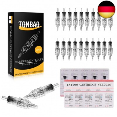 TONBAO 20 Stück Cartridge 1203RL für Künstler für Maschinenstifte