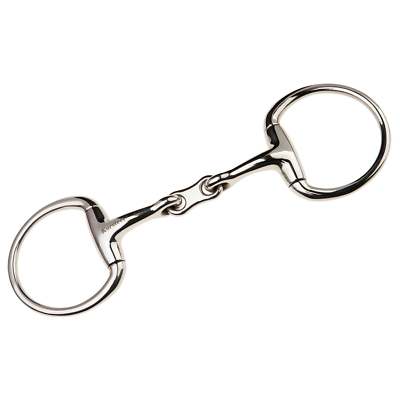 JP Korsteel Edelstahl French Link Eggbutt Trense Bit