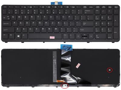 US - Keyboard with backlight, no Point stick compatible for MP-12P26D0J698W