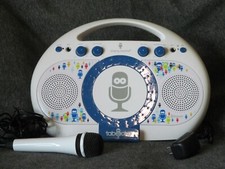 SINGING MACHINE iSM398BT TABEOKE PORTABLE BLUETOOTH KARAOKE SYSTEMS, WHITE