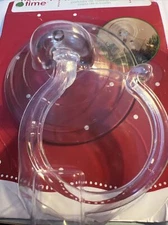 Holiday Time Giant Suction Cup Clear Wreath Holder 