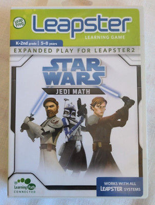 NEW Leapster Learning Game Star WARS Jedi Math 5-8 Expanded Leapster2 LeapFrog