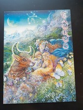 Tarjeta del zodiaco de Tauro ~ pared de Josefina