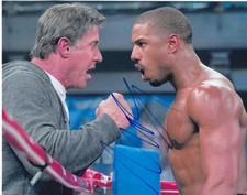 MICHAEL B. JORDAN SIGNED 8X10 PHOTO FANTASTIC FOUR CREED ROCKY AUTOGRAPH COA 