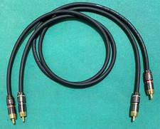 COPPIA CAVI HI-FI BILANCIATI TASKER C114 OFC, 80 cm., RCA MONSTER SALDATI A MANO