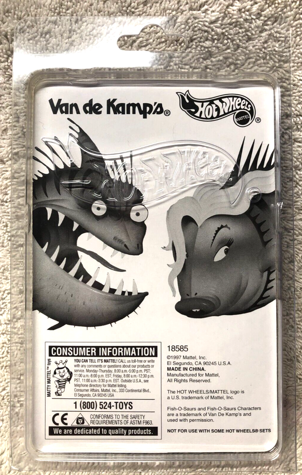 Hot Wheels VAN DE KAMPS Volkswagen Drag Bus VW Fish O Saurs Diecast Toys Rare