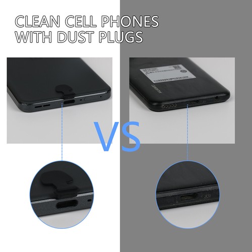 Set of 5 iPhone 14 13 12Pro Max Dust Plug Cap Cover Charging Port AntiDust Cover - Bild 11 von 16