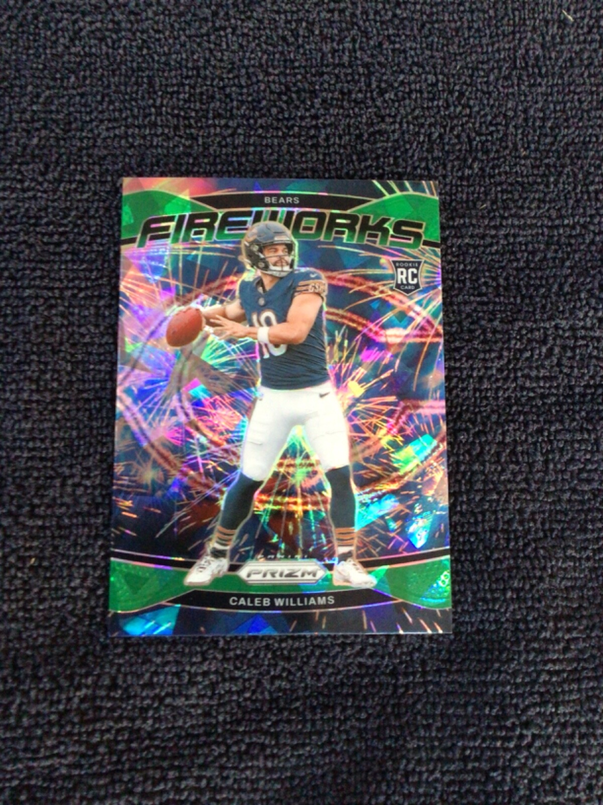 2024- PRIZM CALEB WILLIAMS GREEN ICE FIREWORKS RC