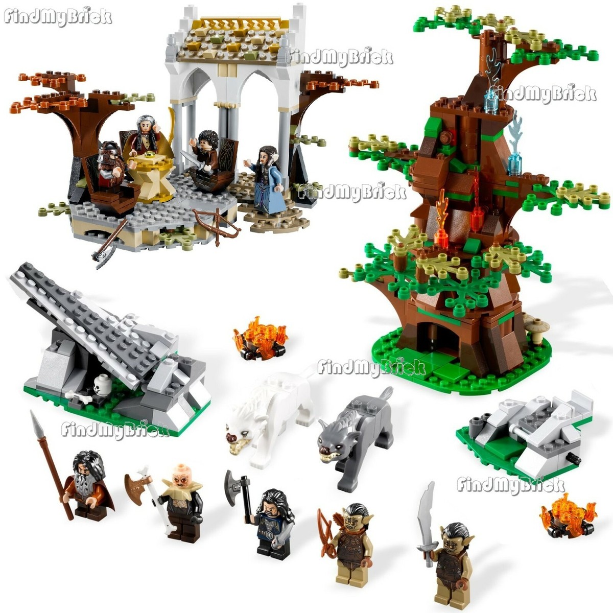 Lego Lord of the Rings 79006 79002 The Council of Elrond Attack of the  Wargs NEW