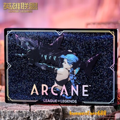Arcane2 League of Legends Jinx Acrylic Desktop Stand Figure Display Authentic