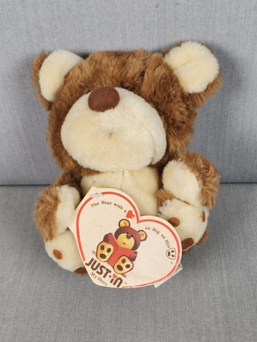 Vintage 1981 SUTTON Baby Brown Teddy Bear Stuffed Animal Plush 7" Tags KOREA - Picture 8 of 10