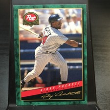KIRBY PUCKETT 1994 Post Baseball Card # 4 of 30 Minnesota Twins ~ Hall of Fame