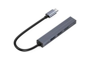 ORICO Aluminum USB Hub 3.0 Mini 4 Port USB 2.0 Hub USB Splitter Ultra Slim Grey