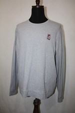 Fila Sweatshirt Light Gray Pullover XL Soft Cotton Stretch