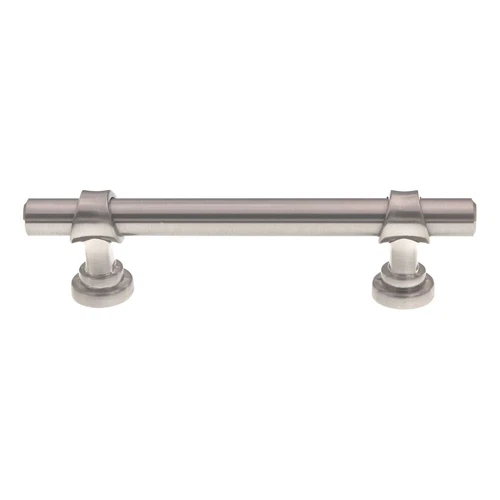Top Knobs Asbury Bit Pull Bar Pull 3 3/4" (96mm) Ctr Brushed Satin Nickel M1288 - Picture 1 of 3