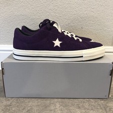 New Converse Cons One Star Pro Suede Sneakers 'Night Purple' Men  s Shoes Size 10