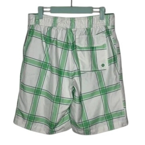 Bañador Old Navy Hombre Talla M Verde Cuadros Verano Vacaciones Primavera Playa Foto 2 de 4