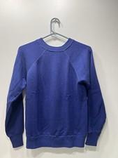 Vintage 80s Purple Sweatshirt Crewneck Sweatshirt Made in USA Blank Medium