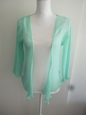 Jacke Strickjacke Cardigan Bolero Dreiviertelärmel Einheitsgröße versch. Farben