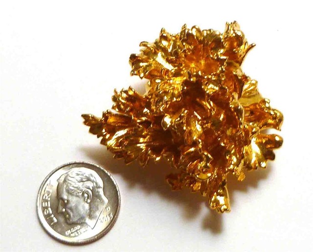 REAL Parsley Leaf Pendant or Charm Dipped N 24k Gold Bright Nature's