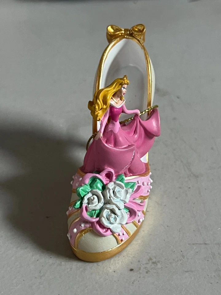 Bradford Exchange Disney Once Upon A Zapatilla Ornamento Bella Durmiente Aurora Foto 2 de 4