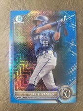 2022 Bowman Chrome Mega🔥Daniel Vazquez🔥1st Mojo Blue Refractor /150