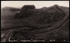 Hadrian's Wall Cuddy’s Crags Housesteads Roman Fort Northumberland Postcard