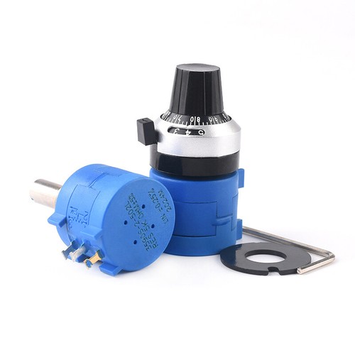 10 Gang Wendel Drahtpotentiometer 1K Ohm -100K Ohm 2 W Poti.. Potiachse 6,35mm - Bild 11 von 19