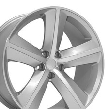 20 Inch 5x115 Silver Machined 2357 Rim Fits Dodge Charger Challenger Srt