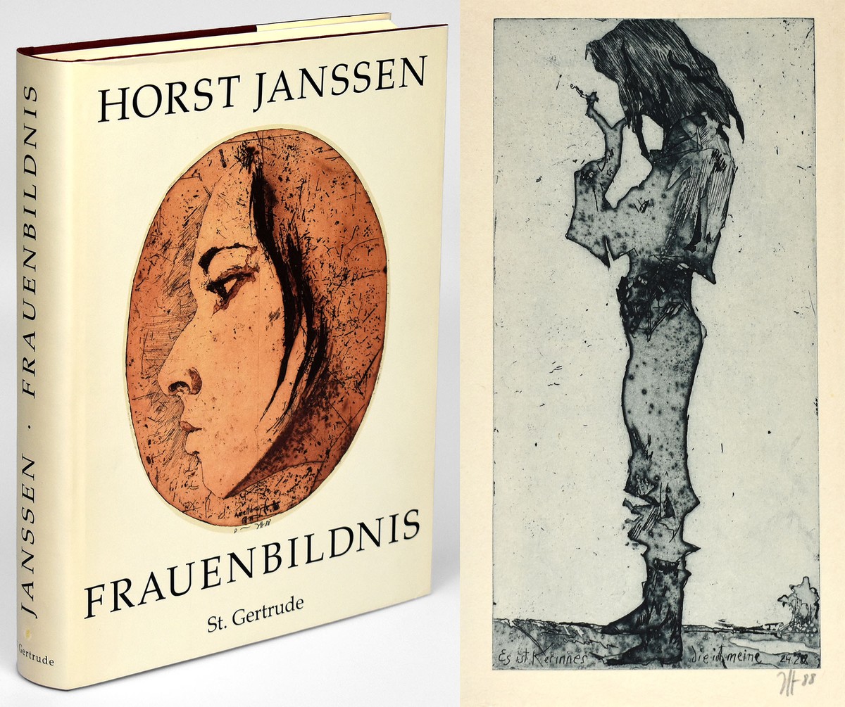 Janssen, Frauenbildnisse. 1947 - 1988. [Vorzugsausgabe mit
