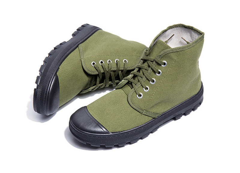 Men Liberation Shoes Lace-up Labor Protector Boots Chinese Army PLA  Trainning