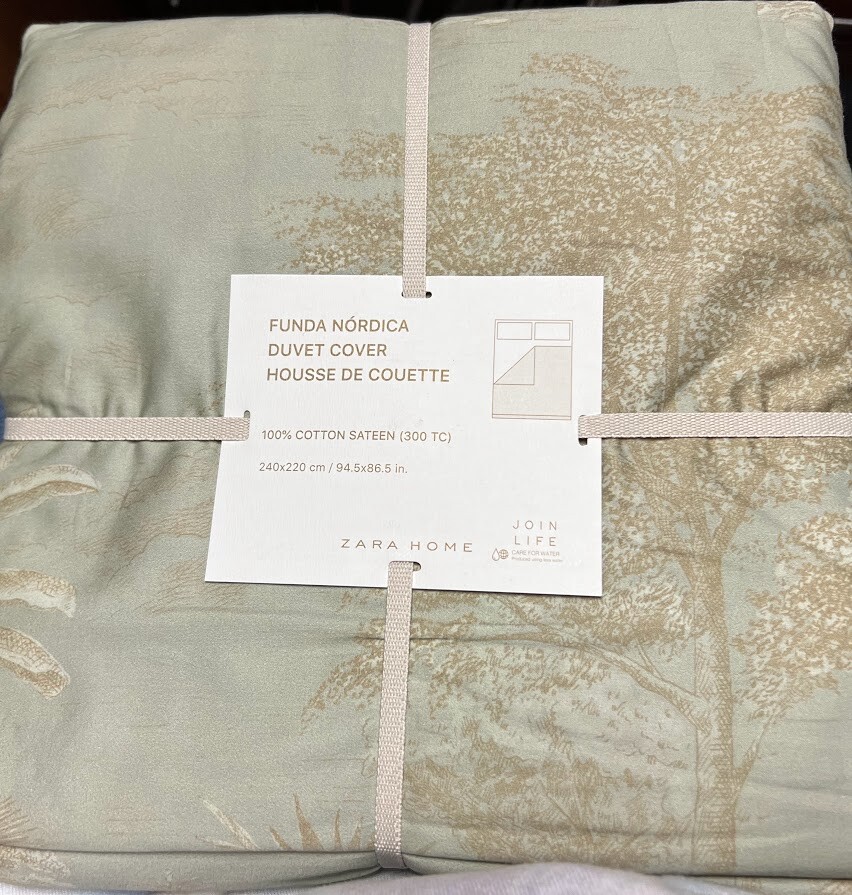ZARA HOME FUNDA NORDICA DUVET IN/BRAND NEW