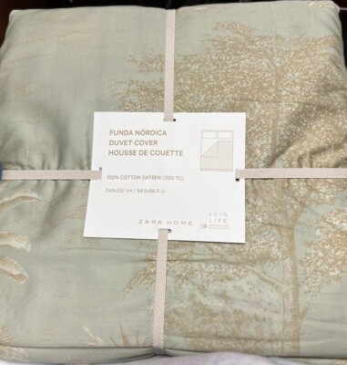 ZARA HOME FUNDA NORDICA DUVET COVER/94.5X86.5 IN/BRAND NEW | eBay