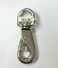 Big Dogs Heavy Duty Large Swivel Round Eye Tie Snap For Pet Leashes Tie Outs