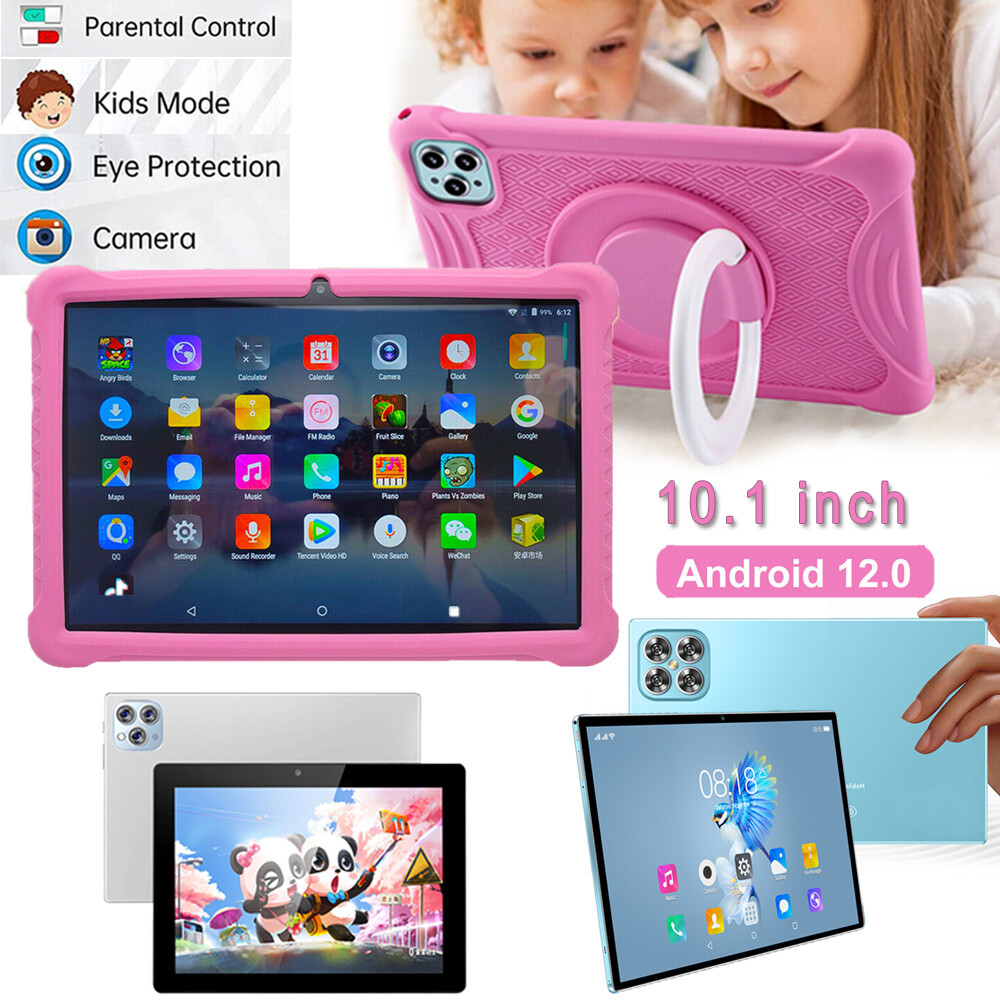 64GB 10.1in Android Tablet For Kids Octa Core Dual Cameras WiFi Parental Control