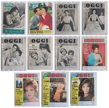 Gina Lollobrigida - Giornali e Riviste d'epoca 1951..1968 -LEGGI BENE L'ANNUNCIO