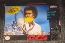 International Tennis Tour  Super Nintendo  SNES  Box Only  OG  Authentic