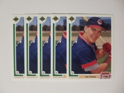 1991 Upper Deck Jim Thome #17F Rookie Card - Cleveland Indians HOF
