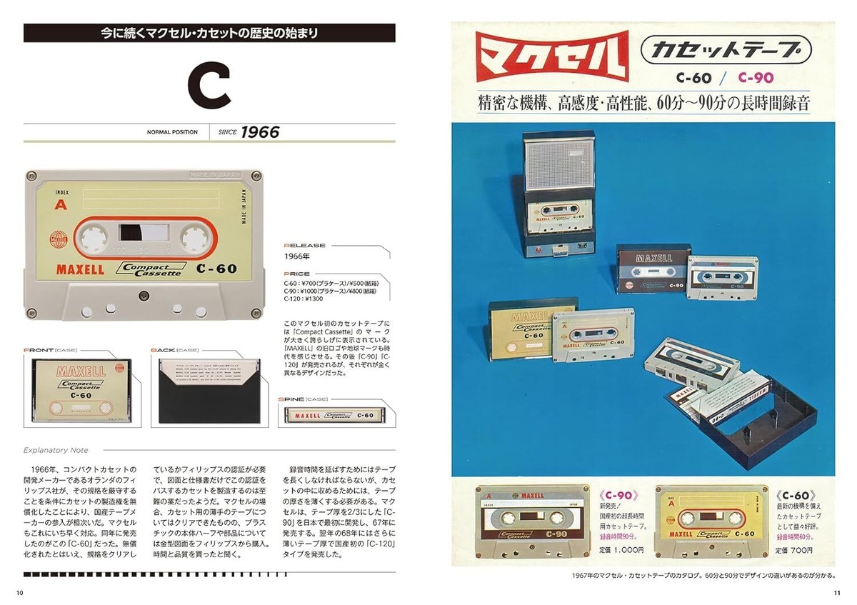 cax2本セット TDK Maxell Cassette Tape Maniacs Japanese Book Set of 2 | eBay