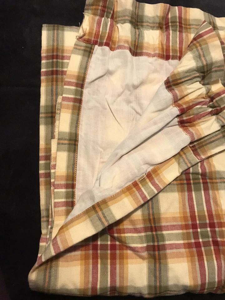 Juego de 4 paneles Park Designs 50x84 brillos de otoño. Hogar libre de humo con lazos Foto 2 de 2