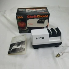 Chef's Choice Diamond Hone Electric Knife Sharpener In Box with Manual