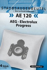 4 Staubsaugerbeutel AE 120 + 1 Filter AEG Progress Electrolux Privileg Volta
