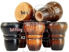 4 Replacement Turned Furniture Sofa Legs Chair Settee Self-Fixing Feet 82mm High