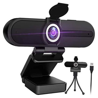  Webcam with Microphone,8 Megapixel Web Cam,Ultra HD Web Camera for 4K