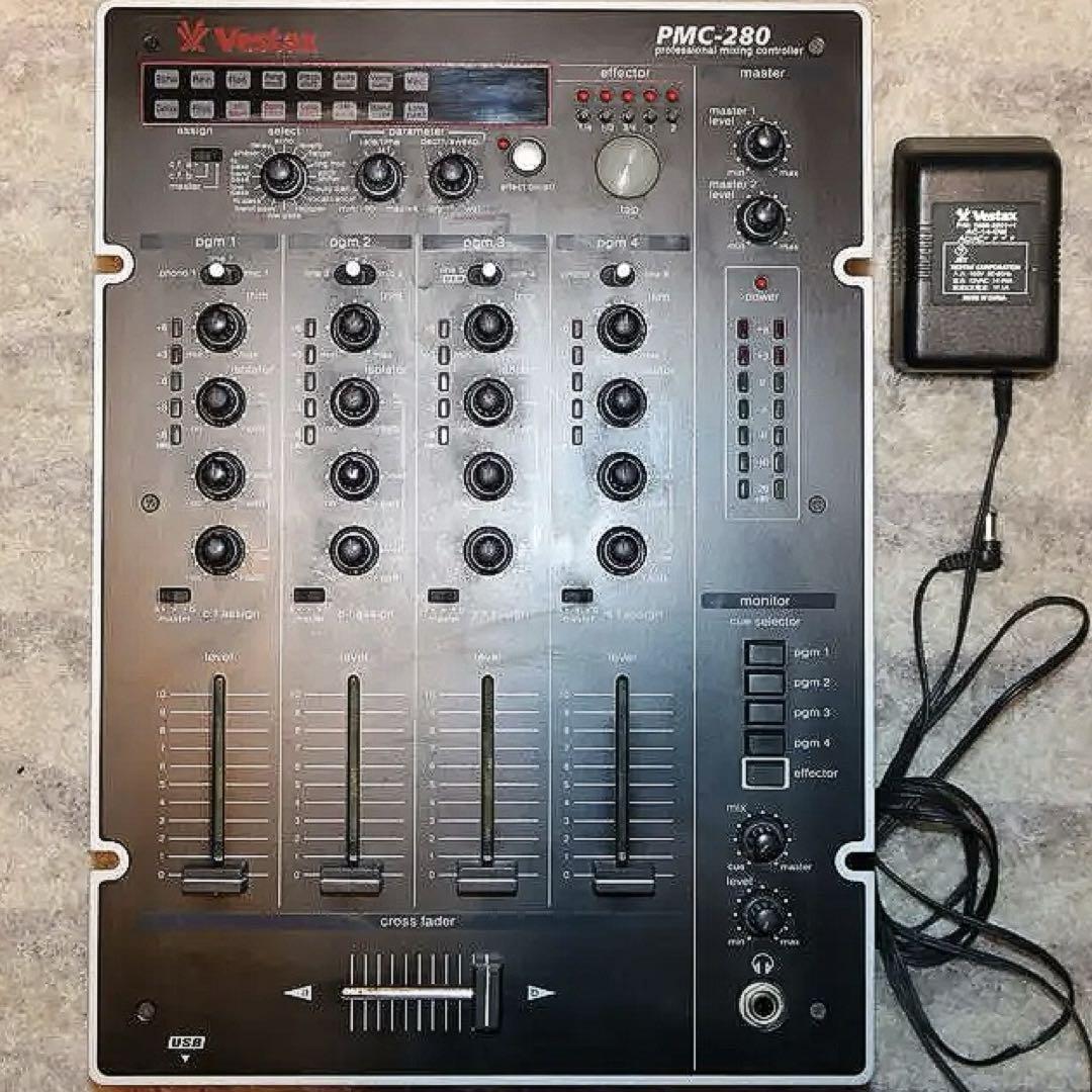 ジャンク【希少】Vestax 4ch DJミキサー PMC-280 【公式通販】