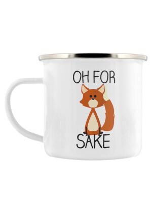 Oh For Fox Sake Emaille Becher