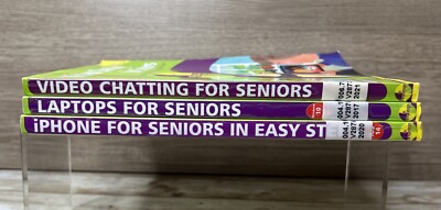 For Seniors, In Easy Steps ~ iPhone, Laptops and Video Chatting - Lot of 3 Books