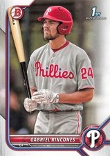 2022 Bowman Draft Paper Prospects #BD-142 Gabriel Rincones 1st Phillies